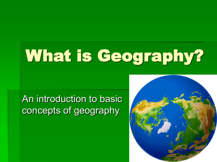 Pengertian geografi menurut