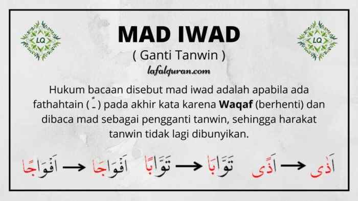 Apa pengertian mad iwad menurut istilah