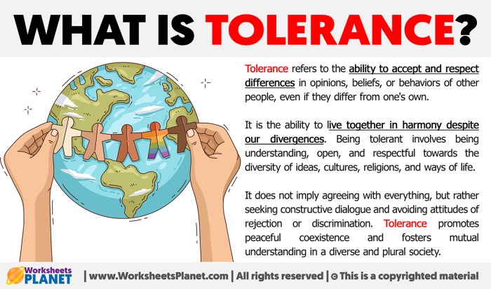 Jelaskan pengertian toleransi menurut bahasa dan istilah