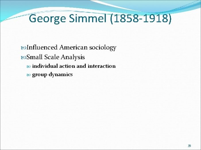 Pengertian sosiologi menurut george simmel