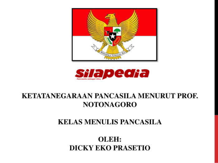 Jelaskan pengertian pancasila menurut notonegoro