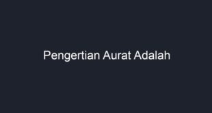 Jelaskan pengertian aurat menurut bahasa dan istilah