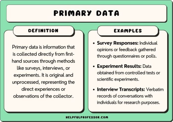 Pengertian data primer menurut para ahli