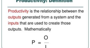 Pengertian produktivitas menurut para ahli